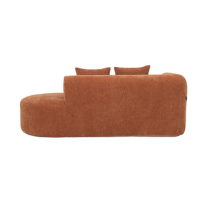 Chaise Longue Emily Chenille Copper