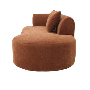 Chaise Longue Emily Chenille Copper