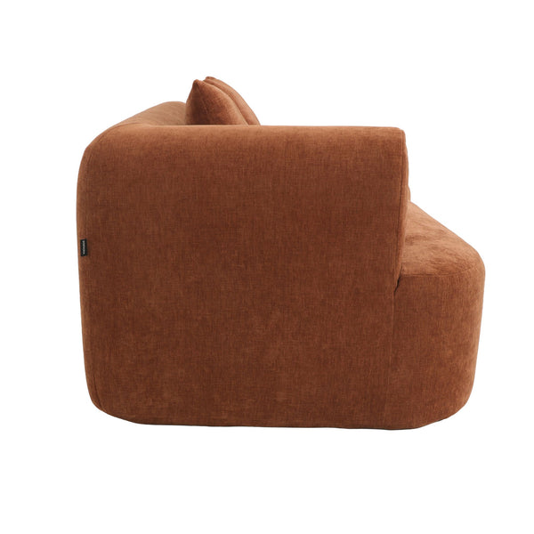 Chaise Longue Emily Chenille Copper