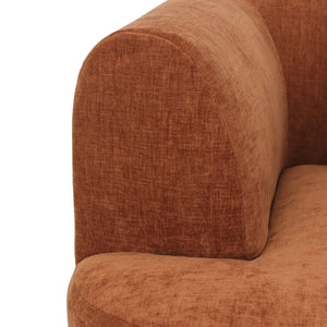 Chaise Longue Emily Chenille Copper