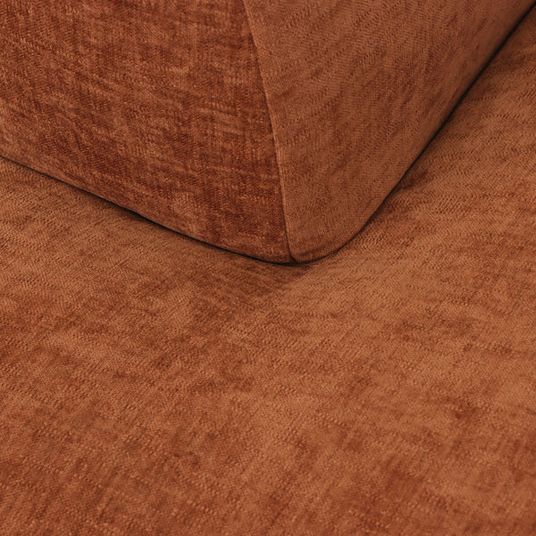 Chaise Longue Emily Chenille Copper
