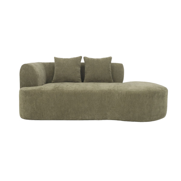 Chaise Longue Emily Chenille Saliegroen