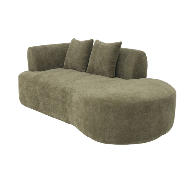 Chaise Longue Emily Chenille Saliegroen