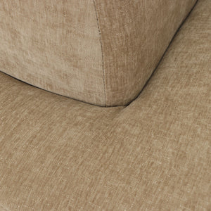 Chaise Longue Emily Chenille Taupe