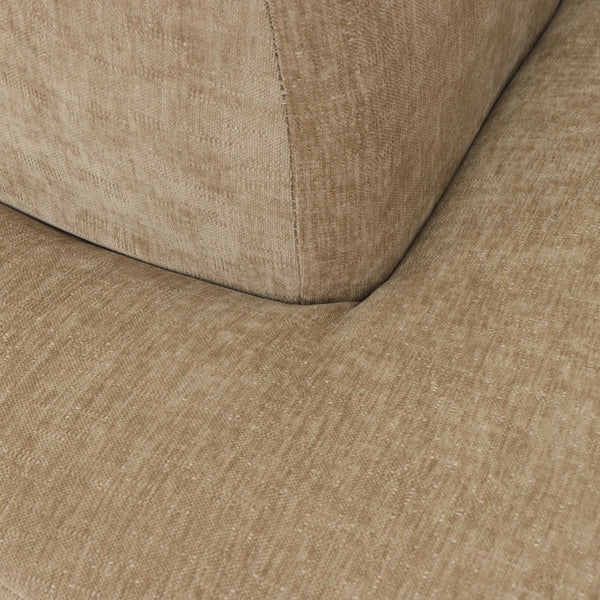 Chaise Longue Emily Chenille Taupe
