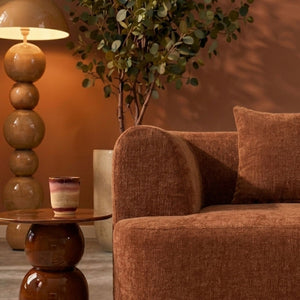 Chaise Longue Emily Chenille Copper