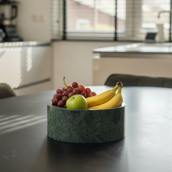 Fruitschaal Marmer Groen