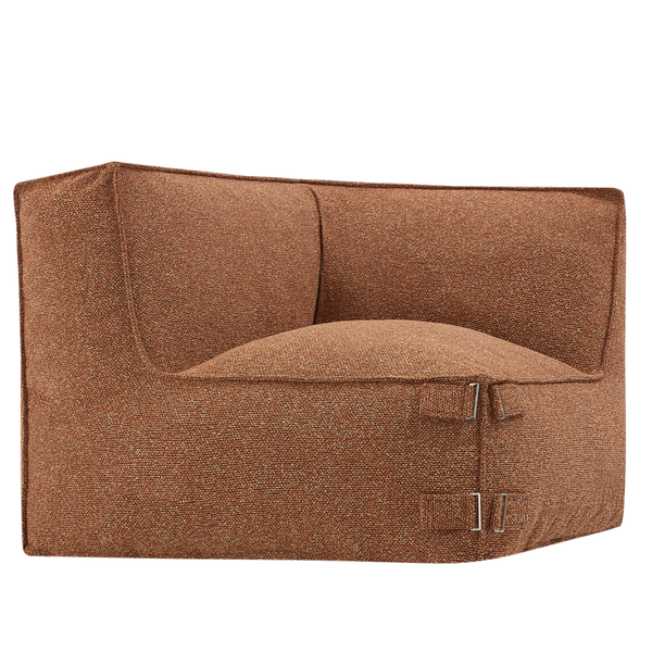 Indoor Corner Seat Kiki Bouclé Copper