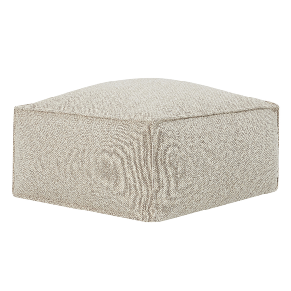 Indoor Hocker Kiki Bouclé Taupe