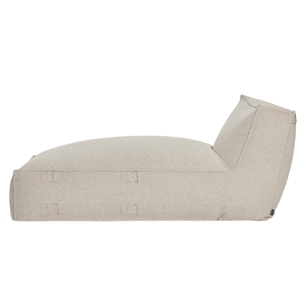 Indoor Lounge Bed Kiki Bouclé Taupe