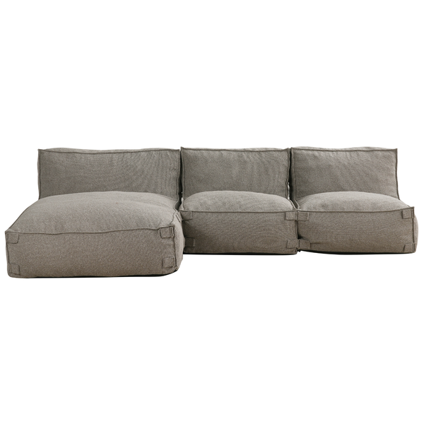 Modulares Indoor Ecksofa Kiki Bouclé Braun