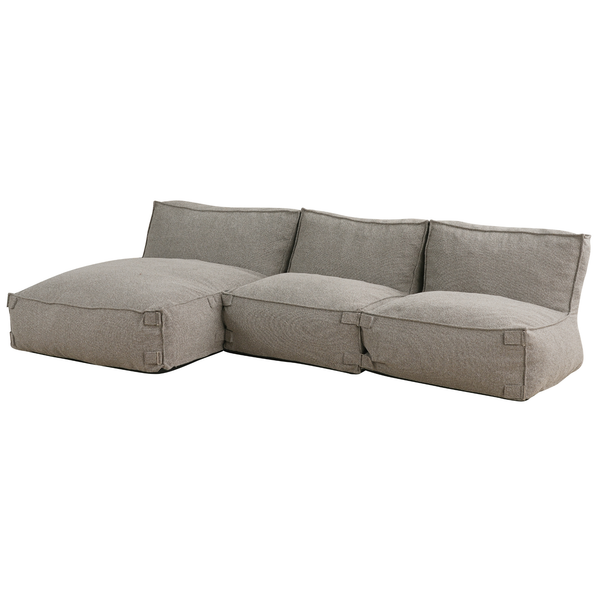 Modulares Indoor Ecksofa Kiki Bouclé Braun