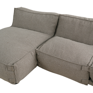 Modulares Indoor Ecksofa Kiki Bouclé Braun