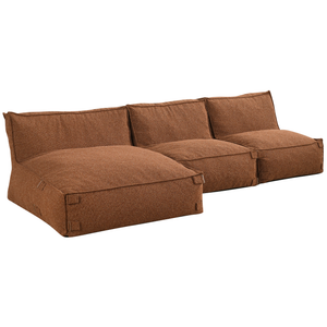 Modulares Indoor Ecksofa Kiki Bouclé Kupfer