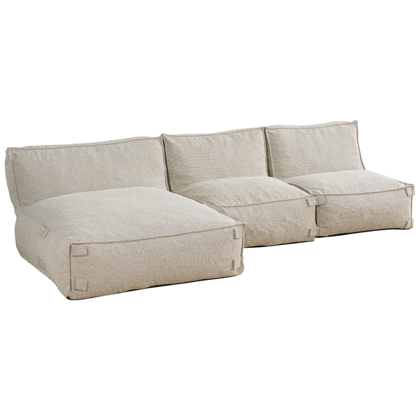 Modulaire Indoor Hoekbank Kiki Bouclé Taupe
