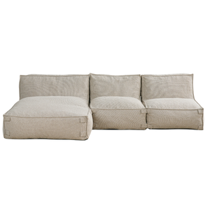 Modulaire Indoor Hoekbank Kiki Bouclé Taupe