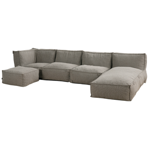 Modulaire Indoor Hoekbank XL Kiki Bouclé Bruin