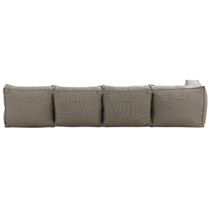 Modulaire Indoor Hoekbank XL Kiki Bouclé Bruin