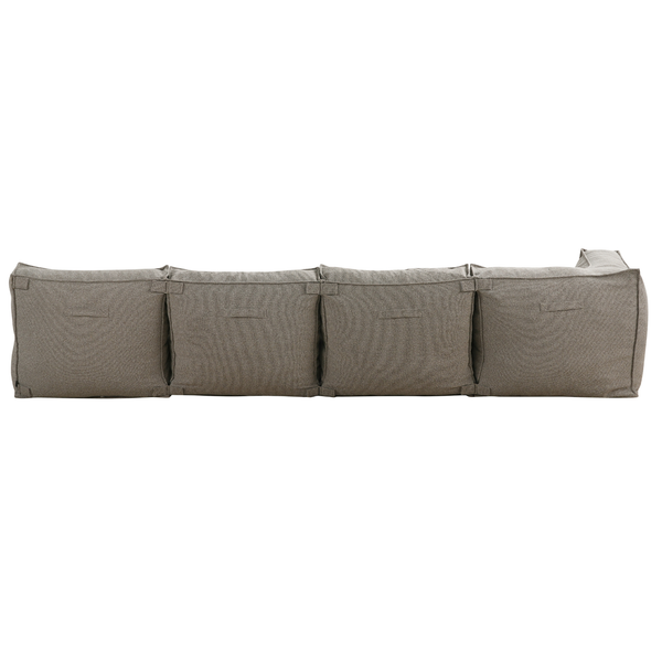 Modulaire Indoor Hoekbank XL Kiki Bouclé Bruin