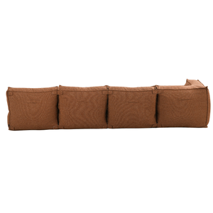 Canapé d'angle modulaire intérieur XL Kiki Bouclé Cuivre