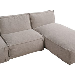 Modulares Indoor Ecksofa XL Kiki Bouclé Taupe