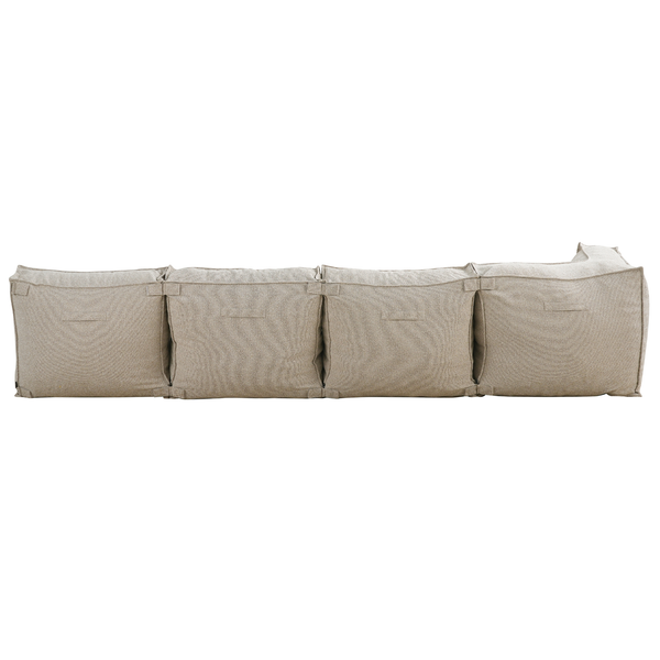 Modulares Indoor Ecksofa XL Kiki Bouclé Taupe
