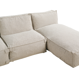 Modulaire Indoor Hoekbank Kiki Bouclé Taupe