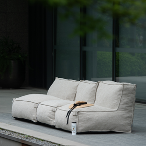 Outdoor Lounge Set 3 Seater Kiki Taupe