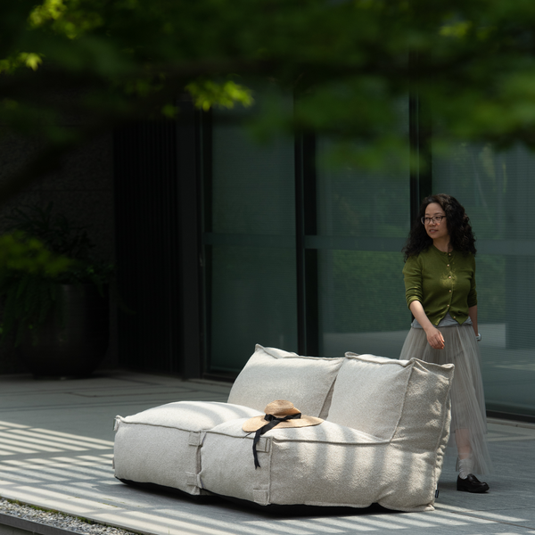 Outdoor Lounge Set 3,5-Sitzer Kiki Taupe