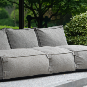 Outdoor Lounge Set 3 seater Kiki Grey