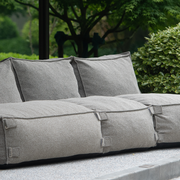 Outdoor Lounge Set 3 seater Kiki Grey