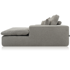 Lazy Hoekbank Bouclé Bruin Links