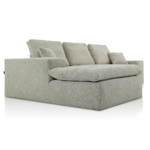 Lazy Corner Sofa Bouclé Taupe Left