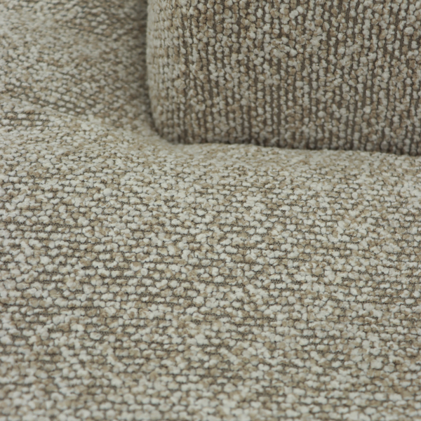 Lazy Corner Sofa Bouclé Taupe Left