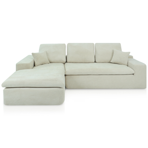 Lazy Corner Sofa Cloud Beige Left