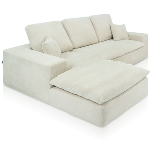 Lazy Corner Sofa Cloud Beige Left