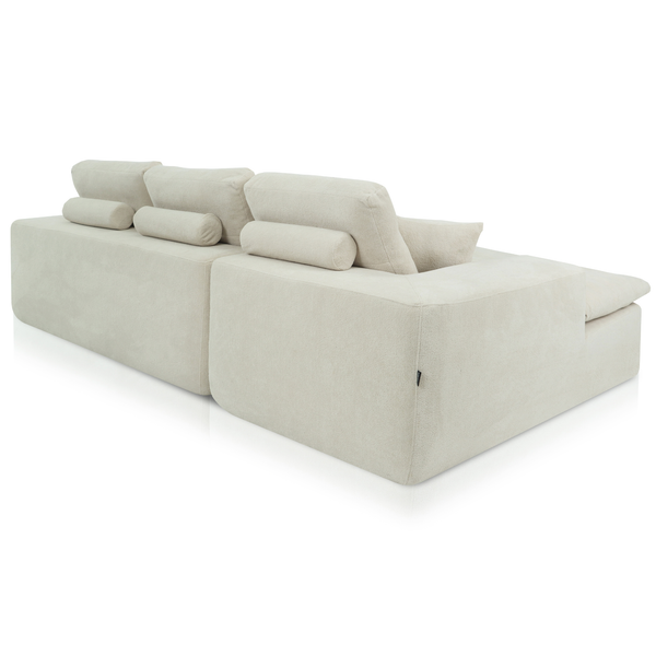 Lazy Corner Sofa Cloud Beige Left