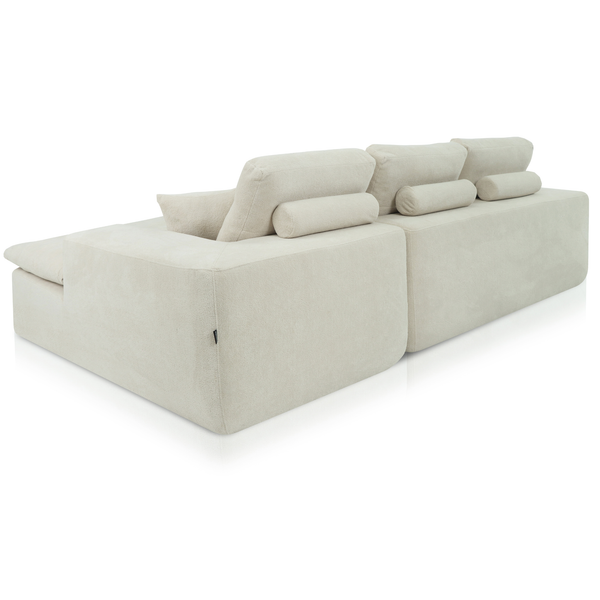 Lazy Hoekbank Beige Rechts