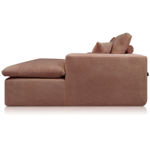 Lazy Hoekbank Terracotta Rechts