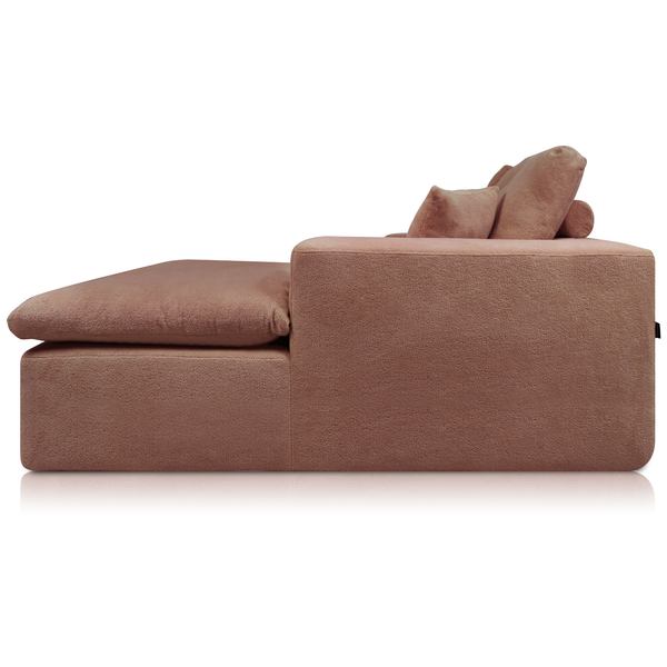 Lazy Hoekbank Terracotta Rechts