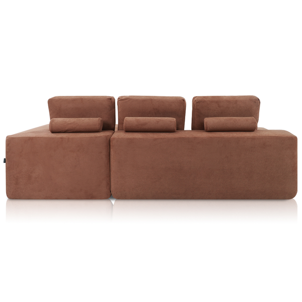 Lazy Hoekbank Terracotta Rechts