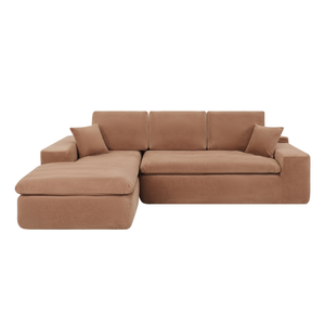 Lazy Ecksofa Terrakotta Links