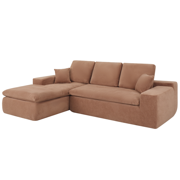 Lazy Ecksofa Terrakotta Links
