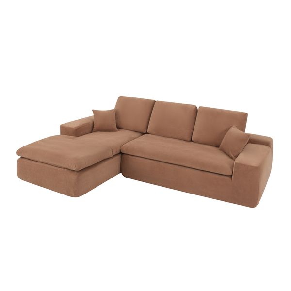 Lazy Ecksofa Terrakotta Links
