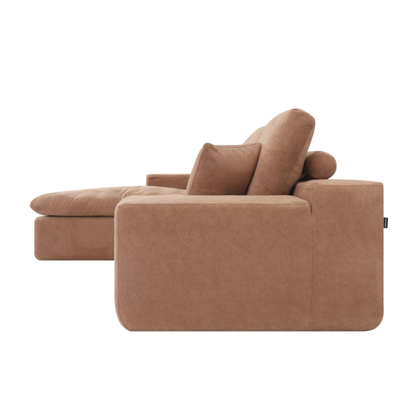 Lazy Ecksofa Terrakotta Links