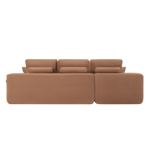 Lazy Ecksofa Terrakotta Links