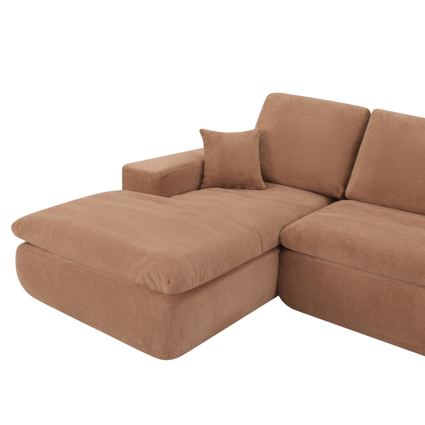 Lazy Ecksofa Terrakotta Links