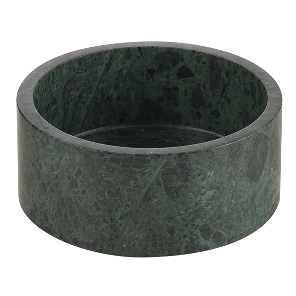 Coupe à fruits en marbre vert