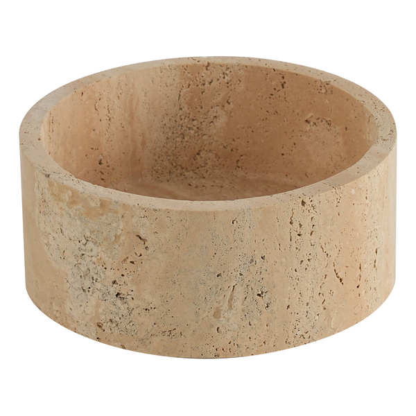 Travertin-Obstschale Beige