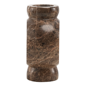 Marmorvase Circle Braun